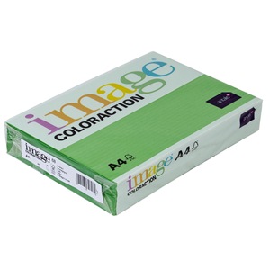 Бумага цветная IMAGE Coloraction Dublin, №68, А4, 80г/м2, 500л, зеленый интенсив, 0617068