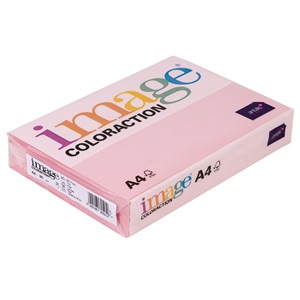 Бумага цветная IMAGE Coloraction Tropic, №25, А4, 80г/м2, 500л, розовая пастель, 0617025